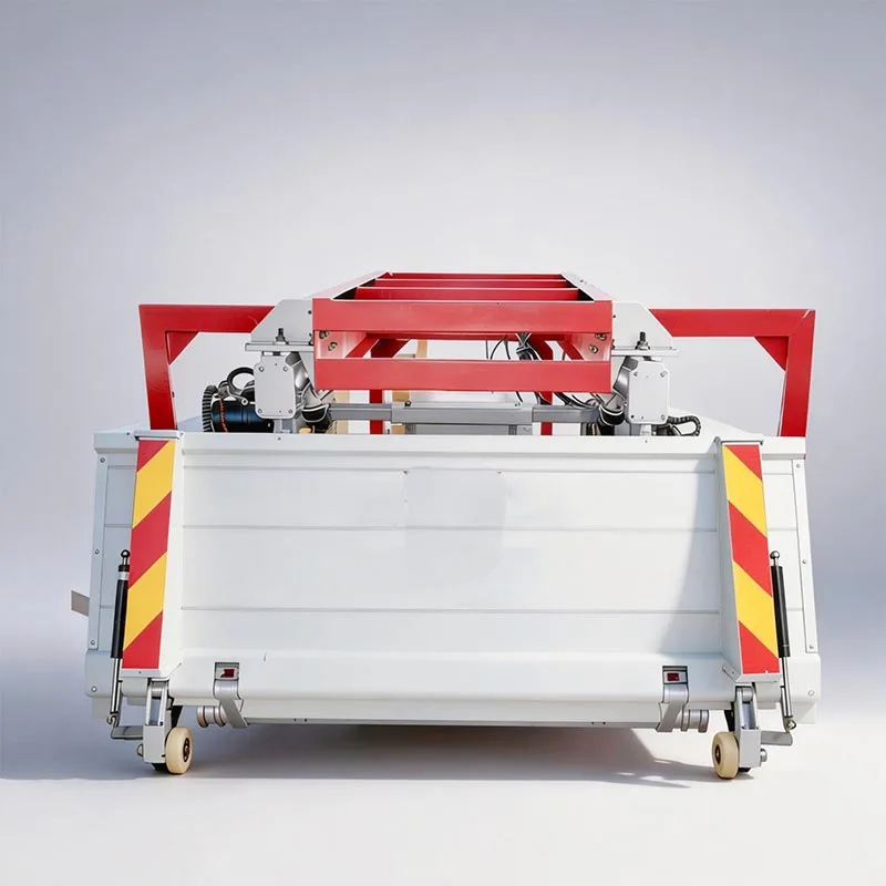 Camion sotto il portellone